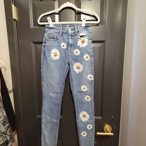7 For All Mankind Blue High Rise Jeans